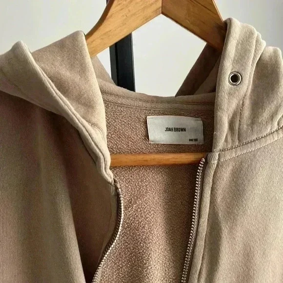 Joah Brown Empire zip up hoodie oversized OS - Picture 8 of 11